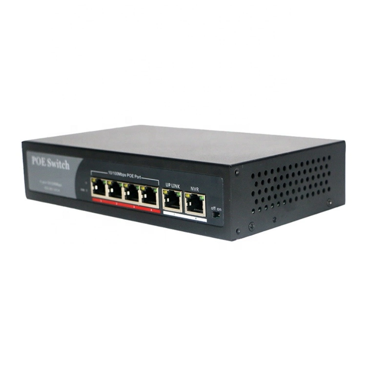 4ep + 2e Series Poe Switch OEM ODM 100m 4 10 / 100Mbps Poe Ports 1