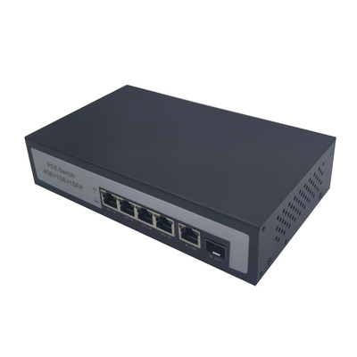 Poe Full Gigabit Optical Fiber Switch 1 - Optical 5 - Electric